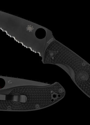 Складной нож - Spyderco - Tenacious - C122SBBK - 8Cr13MoV