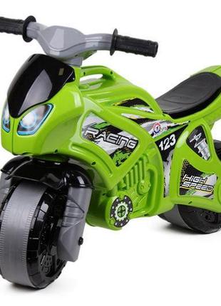 Мотоцикл толокар байк ТехноК 5859 Зеленый Размер: 71.5х51х35