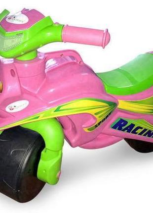 Мотоцикл беговел Долони розовый "Sport" 0138/30 Doloni