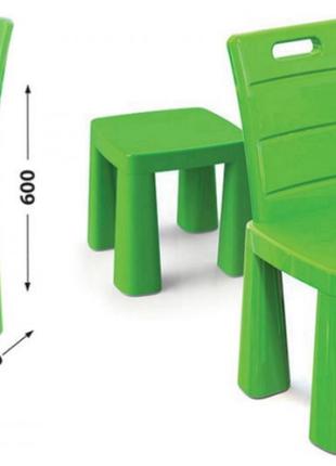 Детский стул табурет трансформер, 2 в 1, стульчик 04690/2 зелёный
