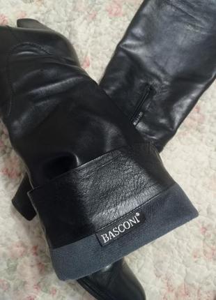 Basconi (італія) чоботи європейка, натуральна шкіра,зима,комфо...
