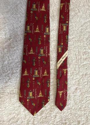 Шелковый галстук salvatore ferragamo оригинал