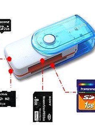 Картридер card microSD микро СД карт пакмяти