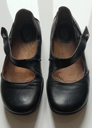 Кожанные женские туфли clarks , балетки , мокасины кларкс , ра...