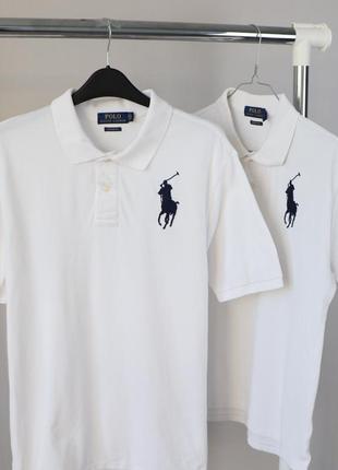 Футболка Поло ralph lauren big logo оригінал | s і м |