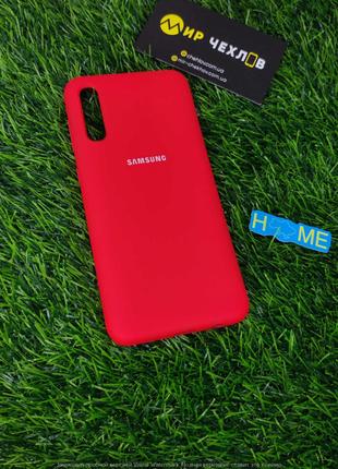 Чохол Samsung A50 2018/ A505 silicon case red 9804