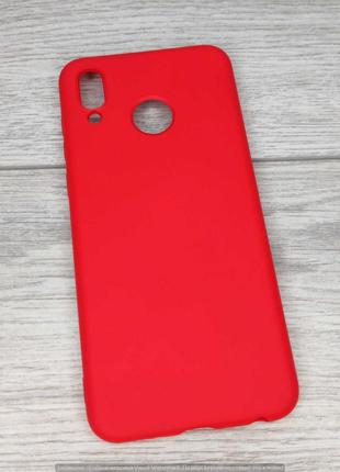 Чохол Huawei Play silicon case червоне