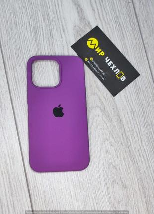 Чохол IPhone 13 Pro Sillicone cover Full purpel 75928