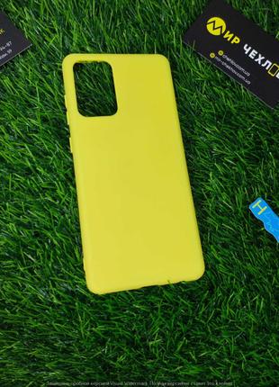 Чохол Samsung A72 5G Silicone Cover Full yellow