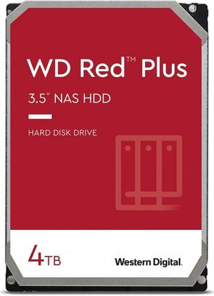 Накопитель HDD SATA 4.0TB WD Red Plus 5400rpm 128MB (WD40EFZX)