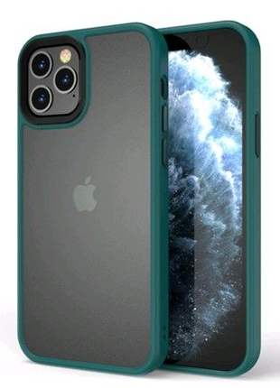 Чехол / Чохол  Metal Buttons для Apple iPhone 13 Pro (зелений)