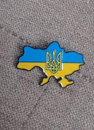 Пін україна значок брошка герб україни територія
