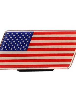 Эмблема флаг США на решётку радиатора