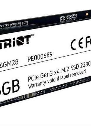 Накопичувач SSD 256GB Patriot P300 M.2 2280 PCIe 3.0 x4 NVMe T...