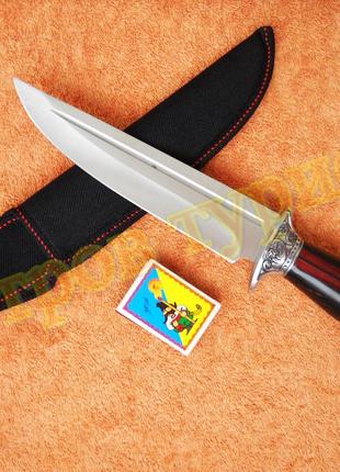Нож охотничий Pattern с ножнами деревянная рукоять