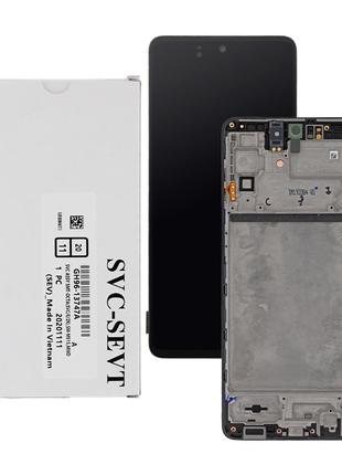 Дисплейний модуль Samsung M515 Galaxy M51, GH82-23568A, з рамк...