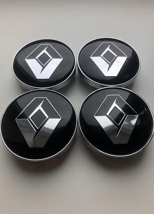 Колпачки заглушки на литые диски Рено Renault 60мм