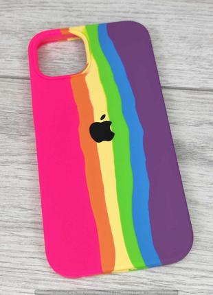 Чохол Silicone Case Full for iPhone 13 RAINBOW 7