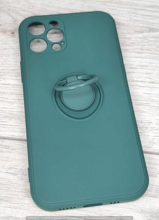 Чохол IPhone 12 pro Wave Light Color dark green