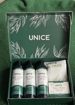 Подарунковий набір чайне дерево юнайс unice tea tree