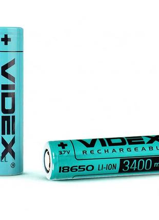 Аккумулятор Videx 18650 3400mAh Li-Ion 3.7V