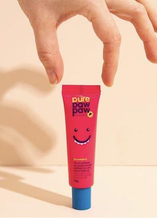 Бальзам для губ відновлюючий Pure Paw Paw Strawberry 15g