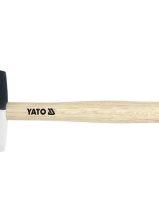 Резиновый молоток YATO 2-слойный Ø= 50 мм из деревьев. ручкой,...