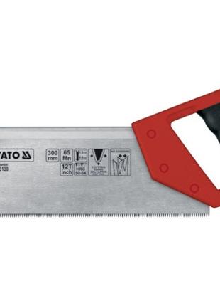 Ножовка для стула YATO : L= 300 мм, W= 0,8 мм, 50-54 HRC