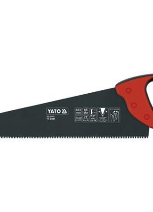 Ножовка по дереву YATO: L=500 мм, W=0,9 мм, 50-54 HRC. тефлон