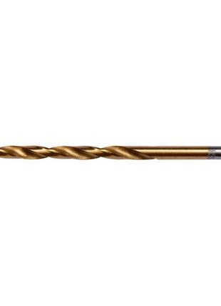 Сверло по металлу титановое YATO: HSS-TIN, Ø= 4.2 мм, l= 75/43 мм