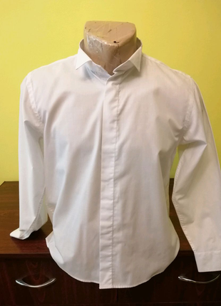 Рубашка белая на рост 152 см