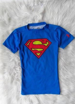 Спортивная футболка under armour superman supergirl dc comics