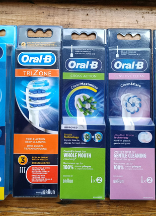 Оригинальные насадки Oral B для электрических зубных щеток