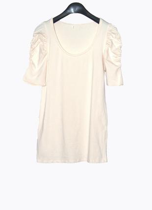 Еластична блуза/кофта/футболка пастельного тону