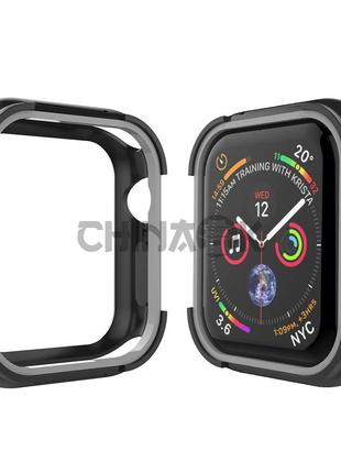 Чохол чорно-сірий для Apple Watch 4 40 мм