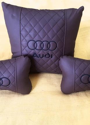 Подушка на подголовник в автомобиль Audi Автомобильная подушка...