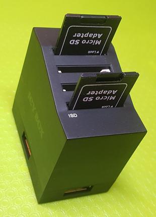Icy Box IB-870 Устройство чтения карт SD с 4 отсеками - 3 USB 2.0