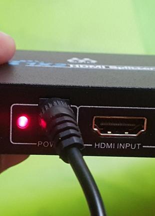 HDMI splitter 1x2 коммутатор на 2 выхода сплиттер 1080P
