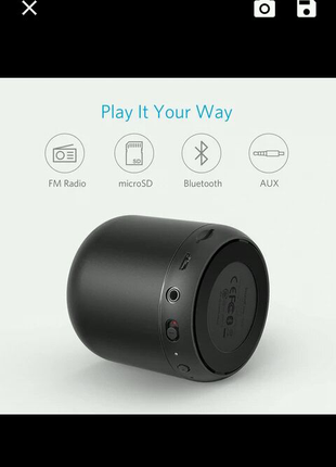 Портативна Супер БАСС Блютуз Колонка ANKER Sound Core mini 5w