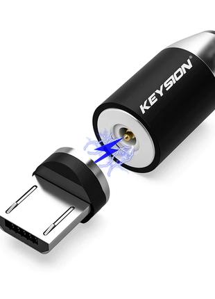 Магнитный кабель круглый коннектор Micro USB от KEYSION