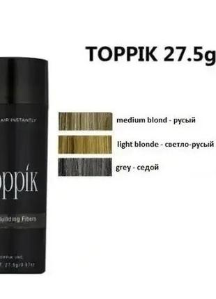 Загуститель для волос Toppik Hair Building Fibers пудра редких...