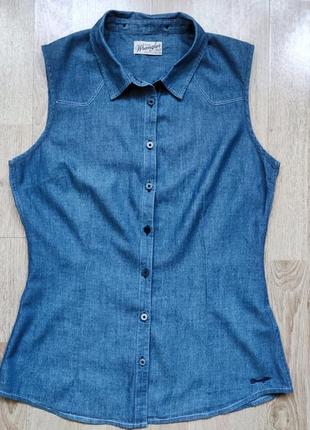 Рубашка wrangler (100% хлопок), р.36
