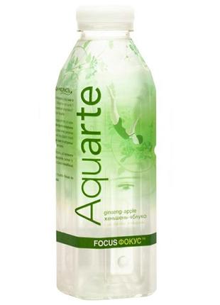 Вода Aquarte Фокус з екстрактом женьшеню та смаком яблука 0.5 ...