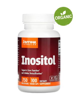 Jarrow Formulas, Інозитол, 750 мг, Вітамін В8, b8, 100 капсул