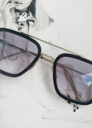 Солнцезащитные очки Тони Старка Имиджевые Серый
