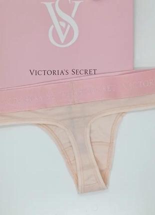 Чарівні трусики стрінги, резинка з логотипом, victoria's secret.