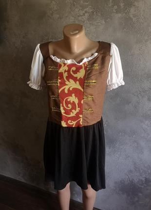 Карнавальна сукня хелоуін середньовіччя дама лицар s 42 хел...
