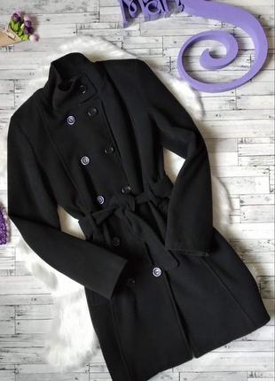 Пальто женское черное baser