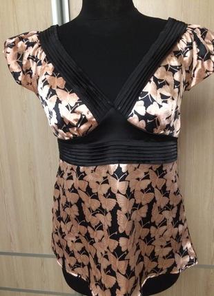 Идеальная ,женственная ,атласная блузка размер 50-52