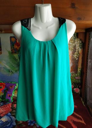 Зеленная блуза 44-46р